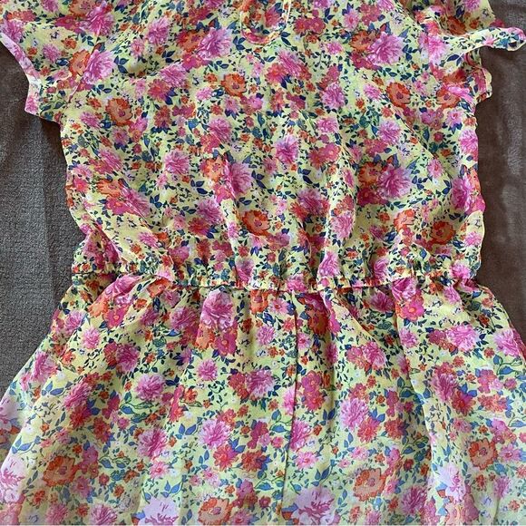 D-Signed Disney Floral Kids Summer Dress Size M - Picture 9 of 10